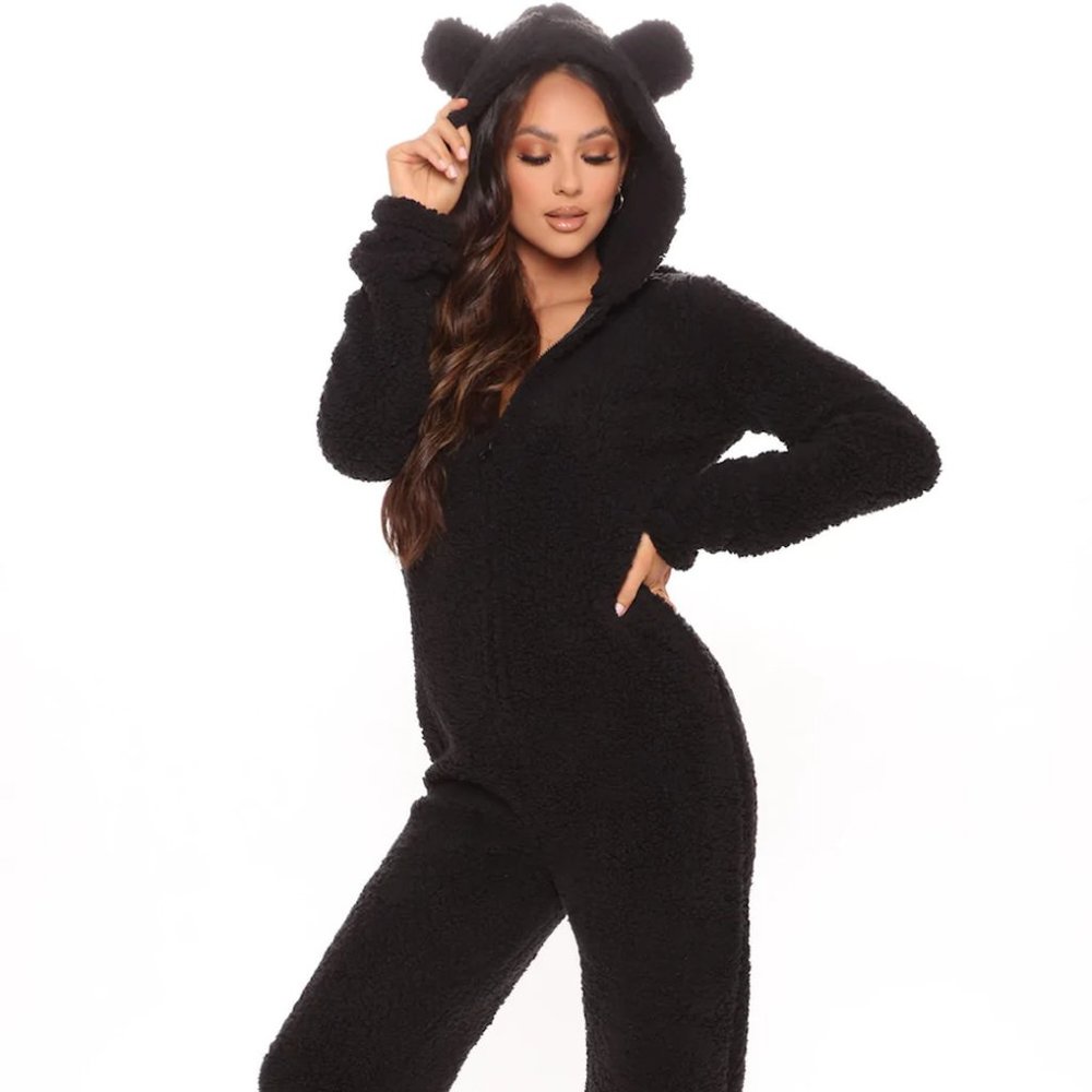 Rue21 Tarea Black Bear Onesie Halloween Costume